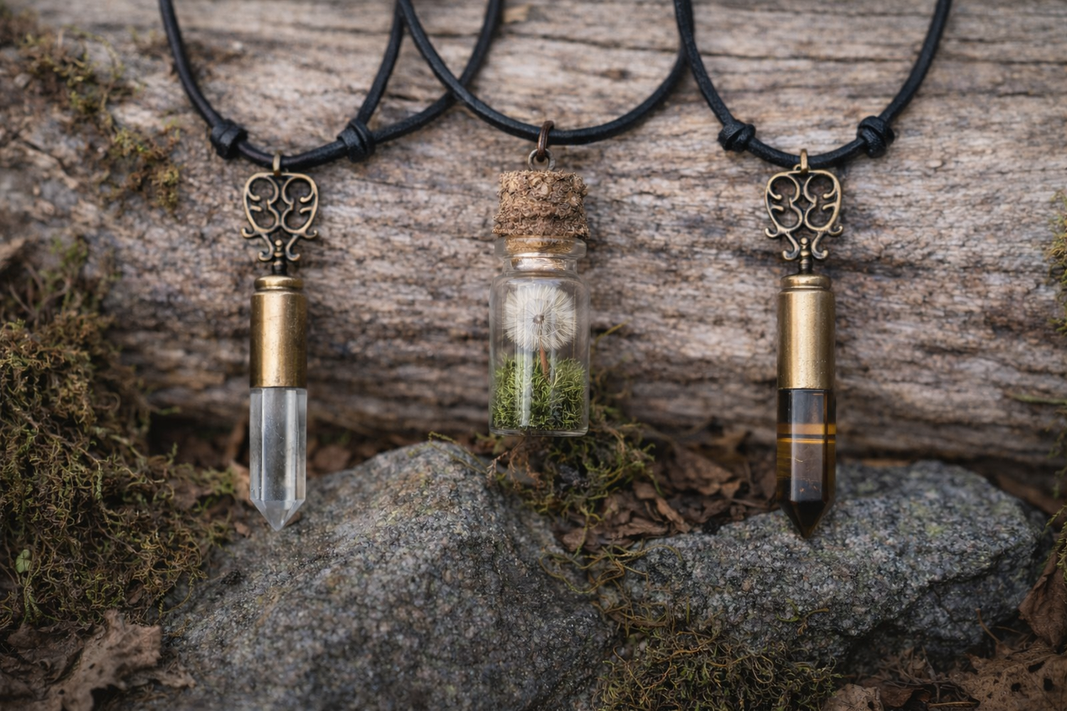 Handmade Jewelry | Raw Brass, Crystal & Natural Designs