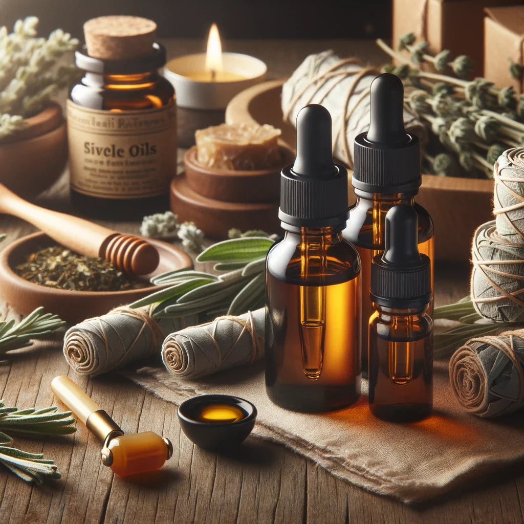 Spiritual protection tools including sprays and spell jars – grounding and warding