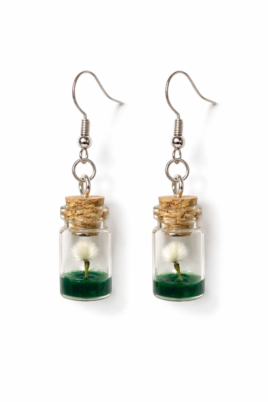 Wishful Thinking Necklace | Glass Jar + Seed Pod
