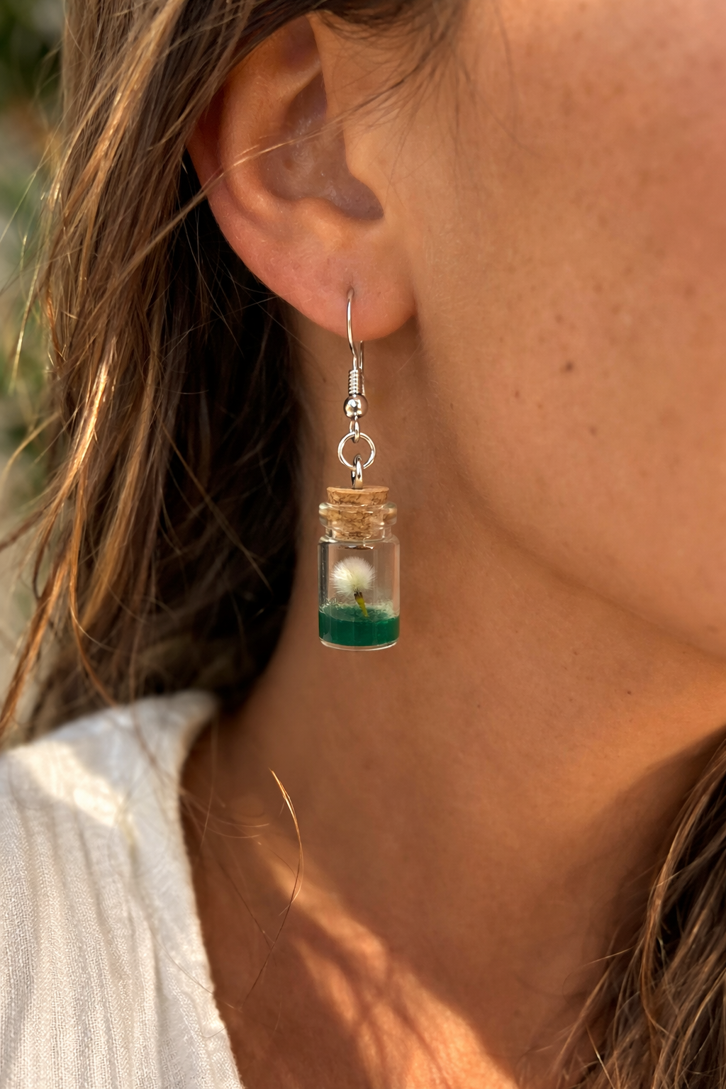Wishful Thinking Necklace | Glass Jar + Seed Pod