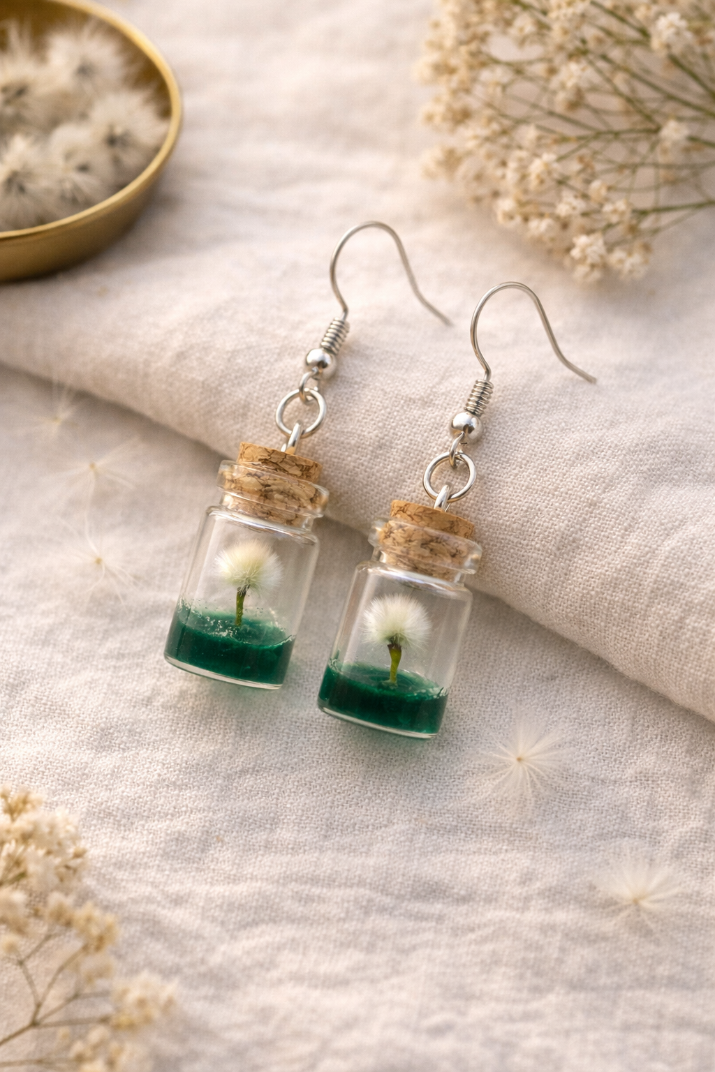 Wishful Thinking Necklace | Glass Jar + Seed Pod