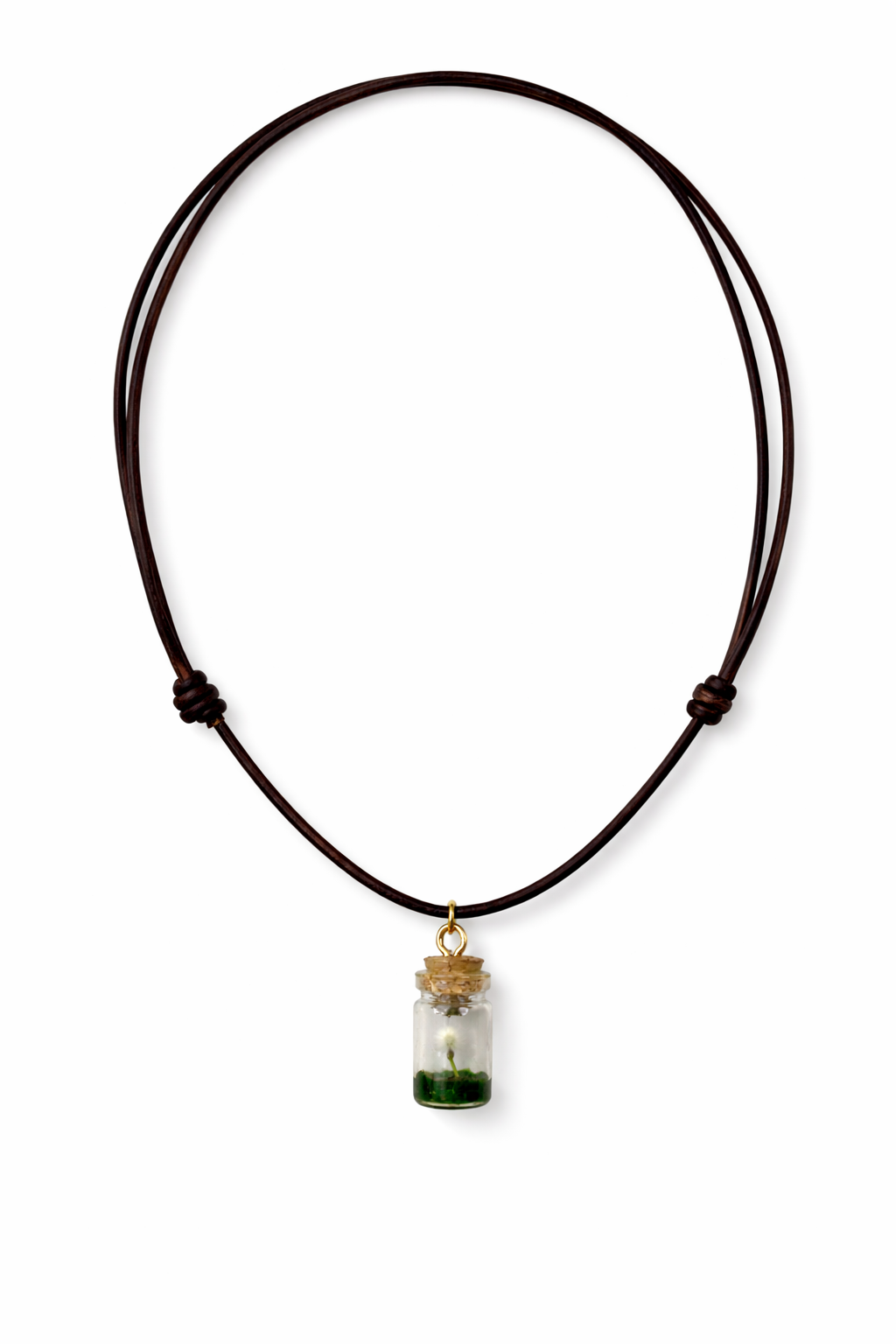 Wishful Thinking Necklace | Glass Jar + Seed Pod